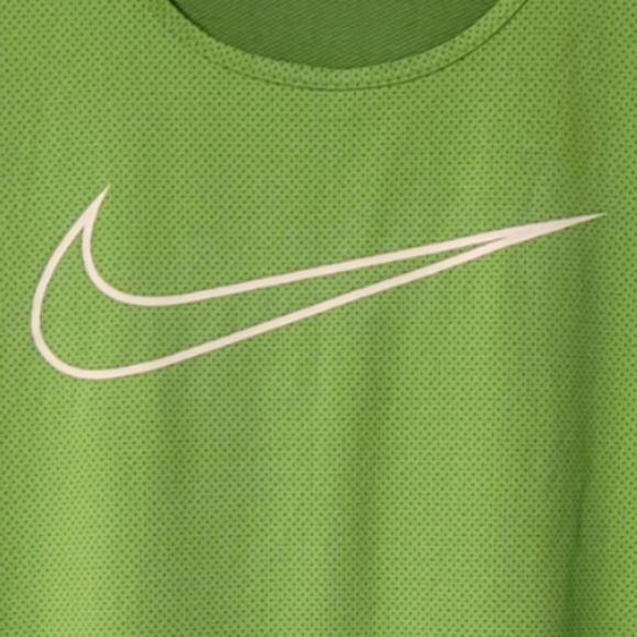 NIKE Vintage  Men's Running Training Sport Vest. Size L. Neon Green - Picture 6 of 6